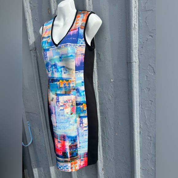 Marc Cain Neon Shift Dress, size N2 (US6) - Picture 2 of 8